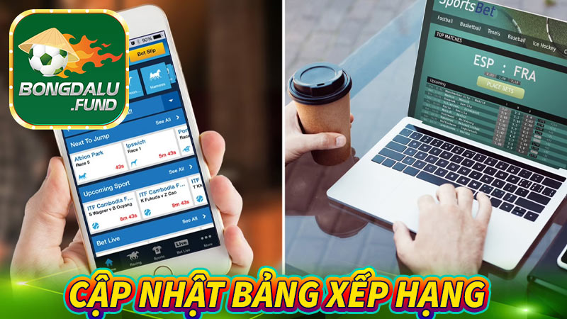 Cập nhật bảng xếp hạng