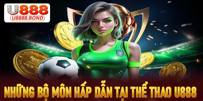 Những bộ môn hấp dẫn có tại Thể thao U888 